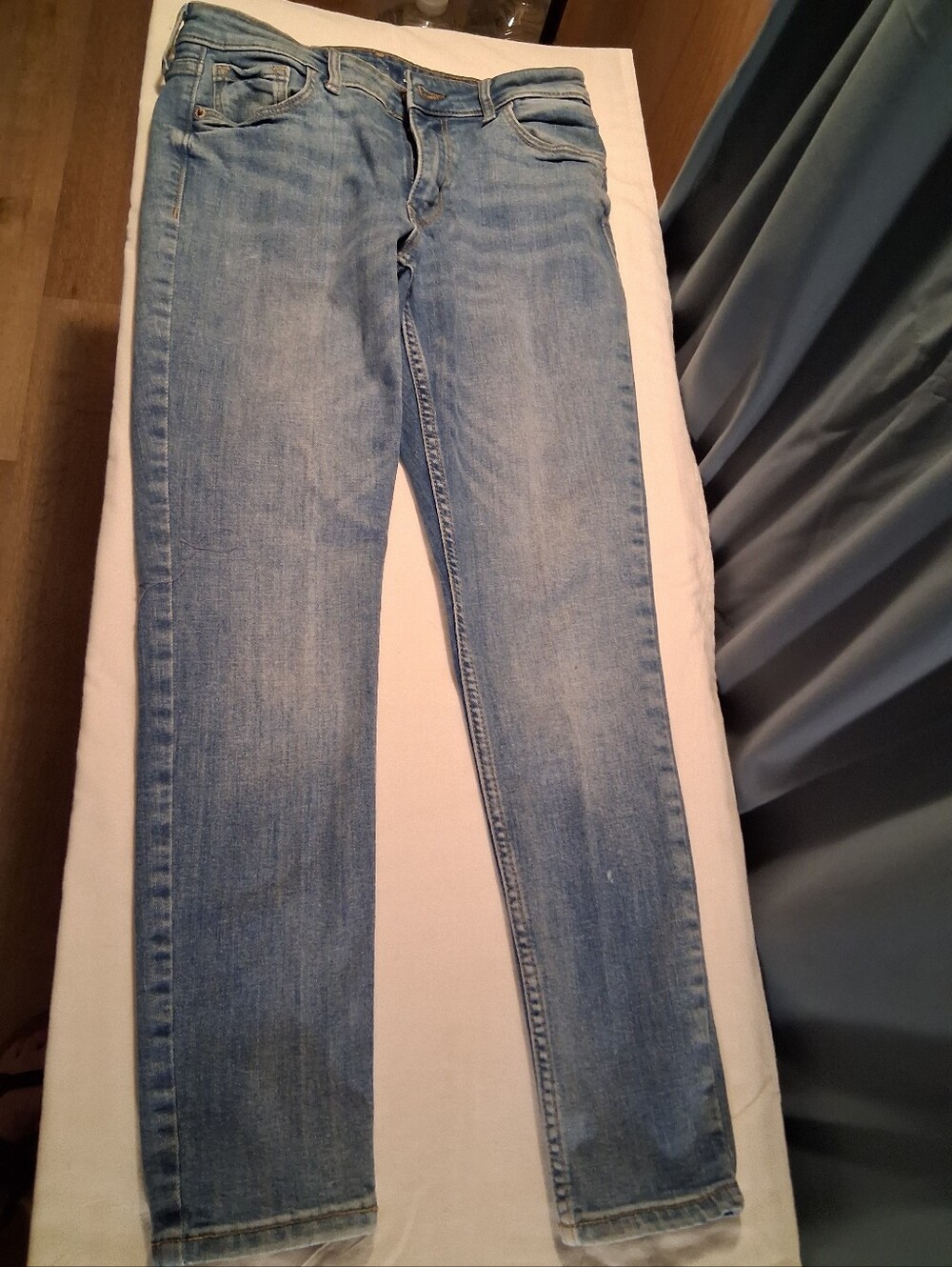 BOGO On DENIM-OLD NAVY Rockstar Super Skinny Light Blue Straight Denim Jeans